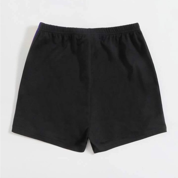 High wasted rainbow stripe shorts Size Small - Picture 3 of 5